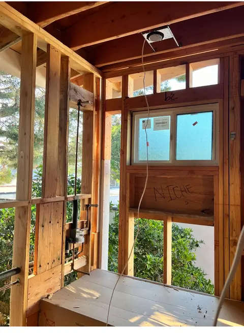 Two-unit ADU framing, Westside Los Angeles